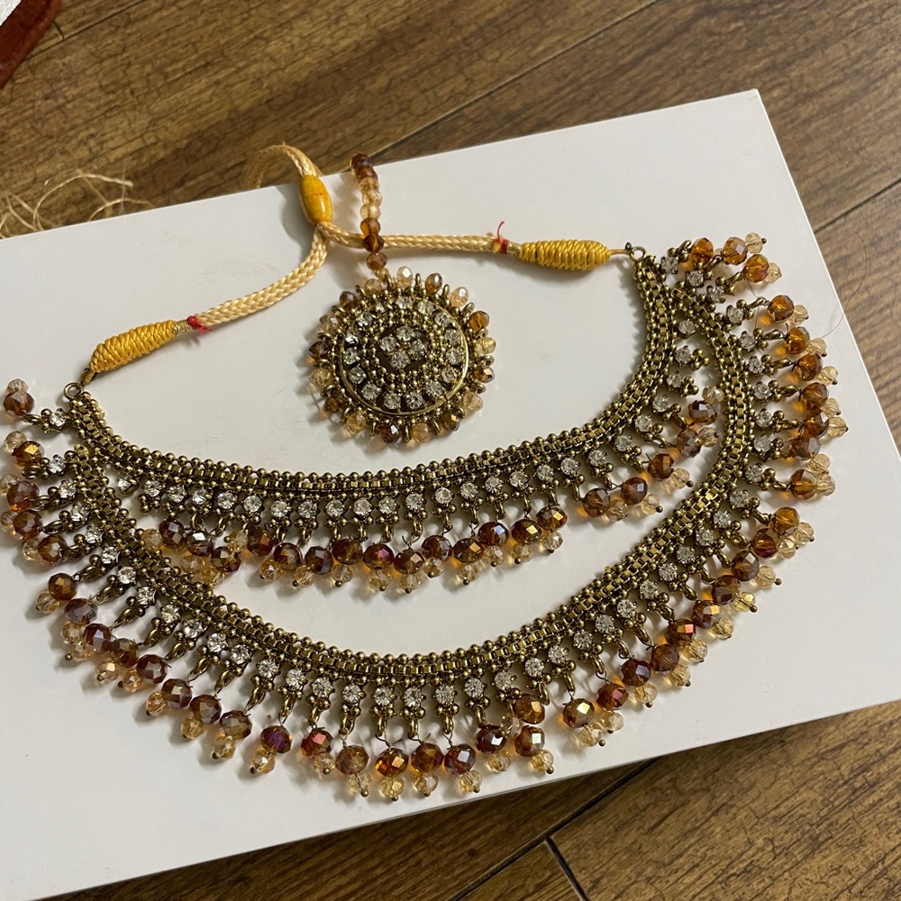 Pakistani indian wedding heavy jhumka jewelry